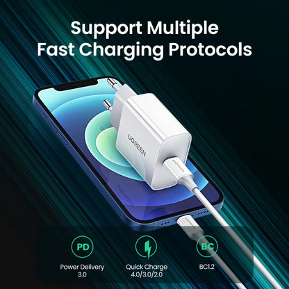 Quick Charge 4.0 3.0 QC PD Charger 20W QC4.0 QC3.0 USB Type C Fast Charger for iPhone 15 14 13 12 Xiaomi Phone PD Charger