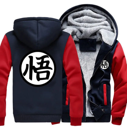 Autumn Winter Anime Sweatshirt Men's Fashion Streetwear Fleece Hoody Sportswear Jacket