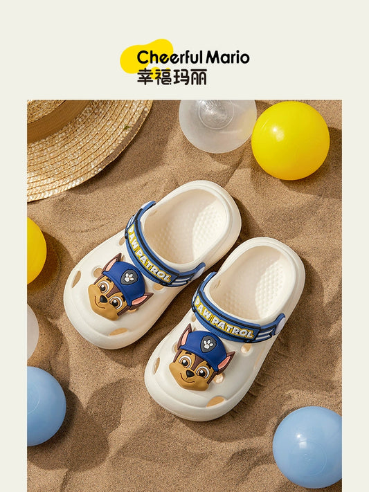 Paw Patrol Kids Slippers Boys' Hole Shoes Summer Indoor Toddler Girl Sandals Baby Boy Beach Non Slip