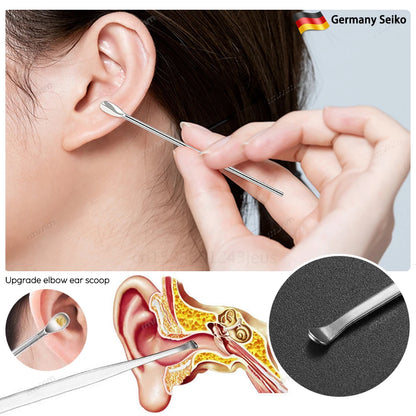Deluxe Ear Cleaner Kit: Complete Earpick and Ear Wax Removal Set