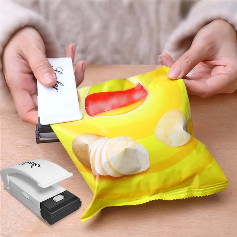 Plastic Heat Bag Sealer Food Packaging Sealing Machine Portable Snack Bag Sealing Clip Kitchen Storage Accessories Home Gadgets