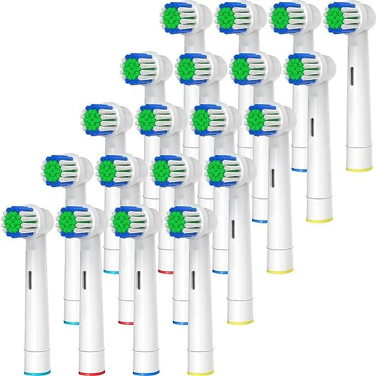 Replacement Toothbrush Heads Compatible with Oral-B Braun Professional Electric Toothbrush, 4/12/16/20-Piece Set