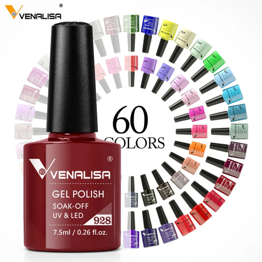 Nail Gel Polish 60 Color High Quality Product Nail Art Soak Off Odorless Organic UV Gel Nail Polish Varnish Gel Lacquer