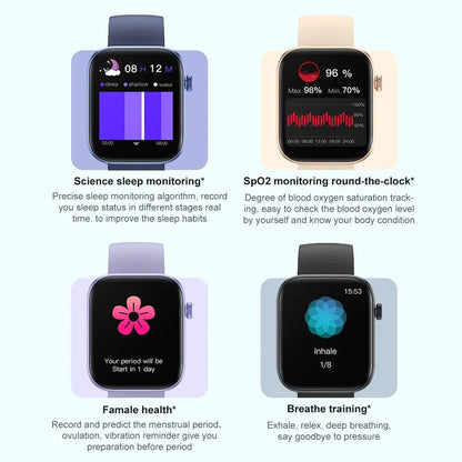 COLMI P71 Voice Calling Smartwatch – Health Monitoring, IP68 Waterproof, Smart Notifications, Voice Assistant