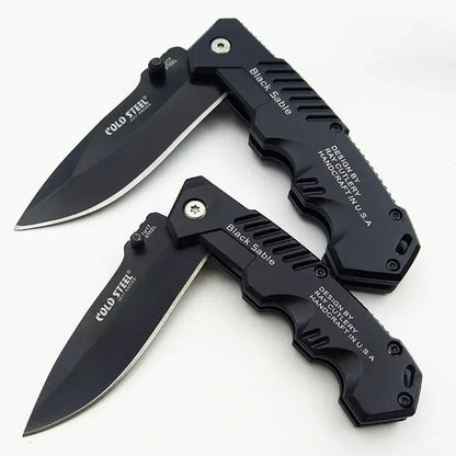 Folding Knife High hardnessTactical Survival Knife Outdoor Self-defense Knife Hiking Hunting Pocket Knife Camping EDC Tool Sharp