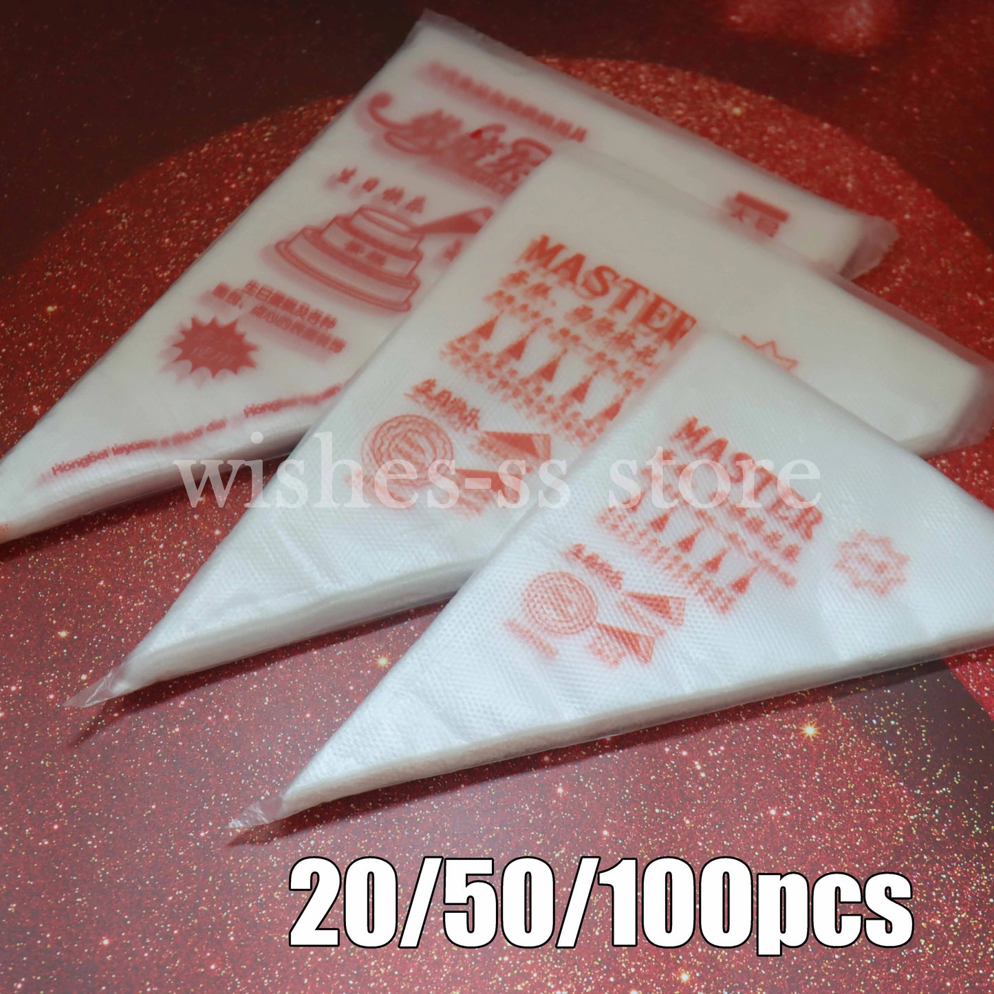 SML20 50 100PCS Disposable Pastry Bags Confectionery Equipment Pastry And Bakery Accessories Reposteria Cake Tools For Cake