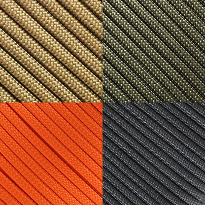 7 Cores 550 Paracord Cord - 4mm Diameter - Available in 5, 15, 30 M Lengths - Outdoor Camping Survival Lanyard Parachute Rope Hiking Tent Accessories