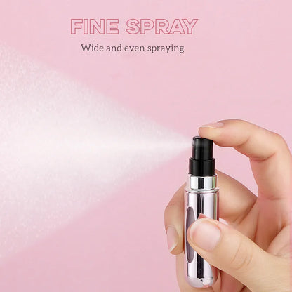 5ml Portable Mini Refillable Perfume Spray Bottle - Travel Atomizer