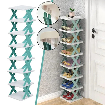 Shoes Racks Storage Organizer  Detachable Shoe Racks Saves Family Household Rack Multi Layer Simple Shoes Shelf Color Cabinet