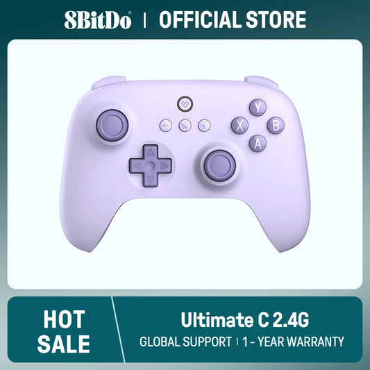 Ultimate C Wireless 2.4G Gaming Controller for PC, Windows 10, 11, Steam Deck, Raspberry Pi, Android