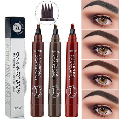 4-Point Waterproof Microblade Eyebrow Pen