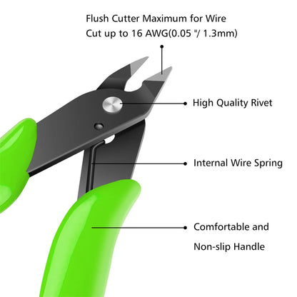 Universal Pliers Multi Functional Tools Electrical Wire Cable Cutters Cutting Side Snips Flush Stainless Steel Nipper Hand Tools