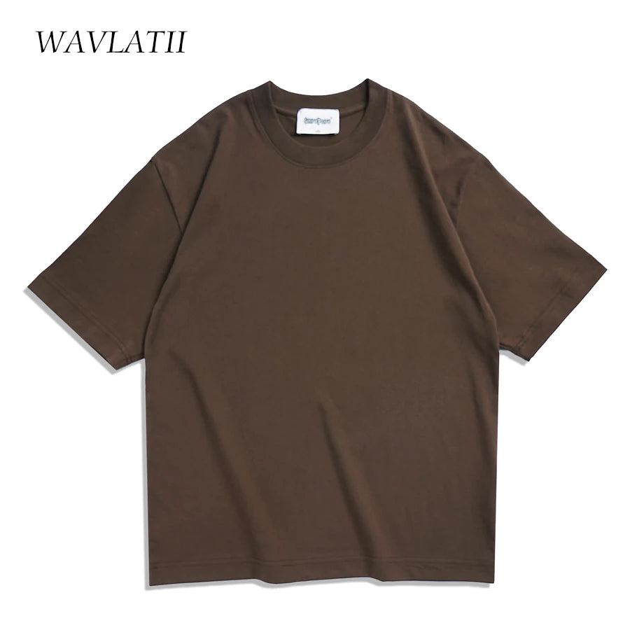 Oversized Summer T-Shirts for Women & Men - Brown Casual Korean Streetwear