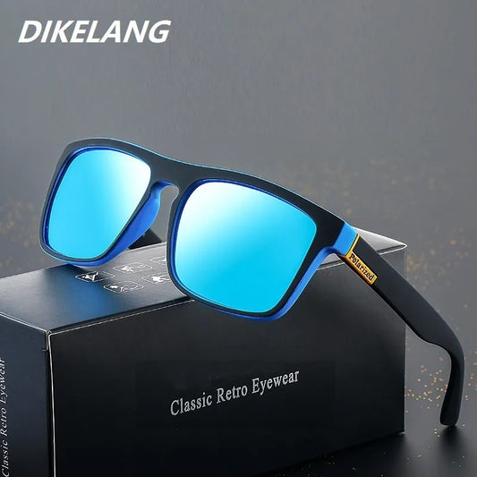 Fashion Square Vintage Polarized Sunglasses Men Women Retro Driving Fishing Luxury Brand Designer UV400 Eyewear