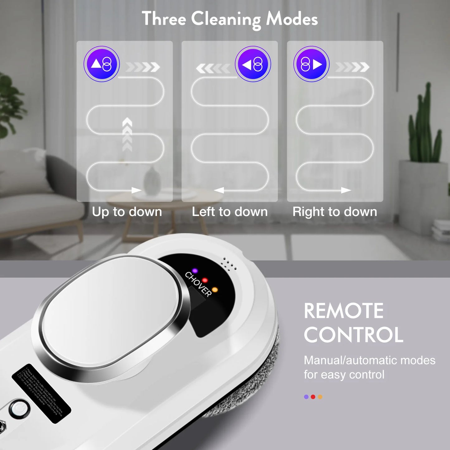 Robot vacuum cleaner window cleaning robot window cleaner electric glass limpiacristales remote control