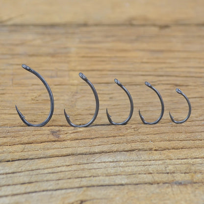 50pcs Coating High Carbon Stainless Steel Barbed hooks Carp Fishing Hooks Pack with Retail Original Box 8011