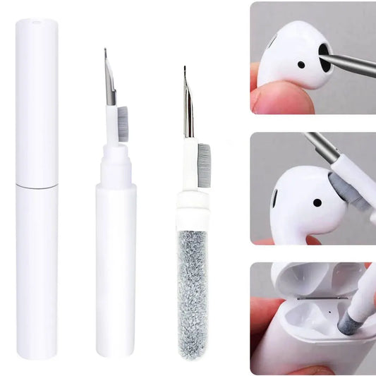 Bluetooth Earphone Cleaner Kit for AirPods Pro 1 2 3, Earbuds Case Cleaning Pen Brush Tool for Xiaomi Huawei Lenovo Headsets