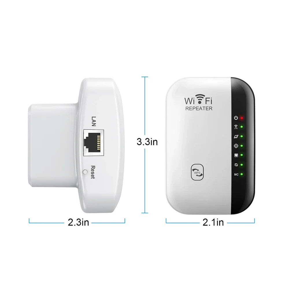 300Mbps Wireless Wi-Fi Repeater and 2.4G Router | Range Extender & Signal Amplifier 802.11N Network Card Adapter