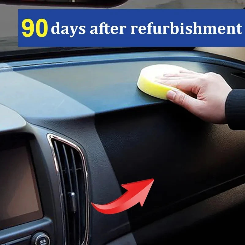 Car Plastic Restorer Coating Agent - Auto Plastic & Rubber Exterior Repair Cleaner