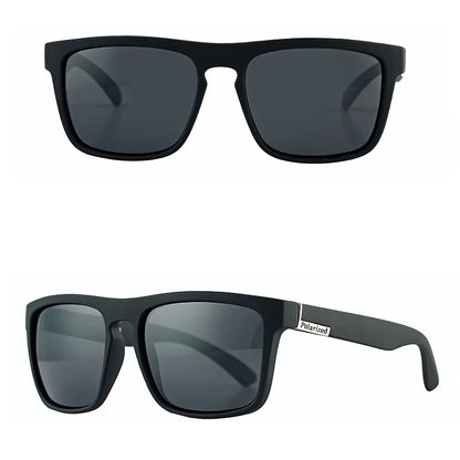 Fashion Square Vintage Polarized Sunglasses Men Women Retro Driving Fishing Luxury Brand Designer UV400 Eyewear