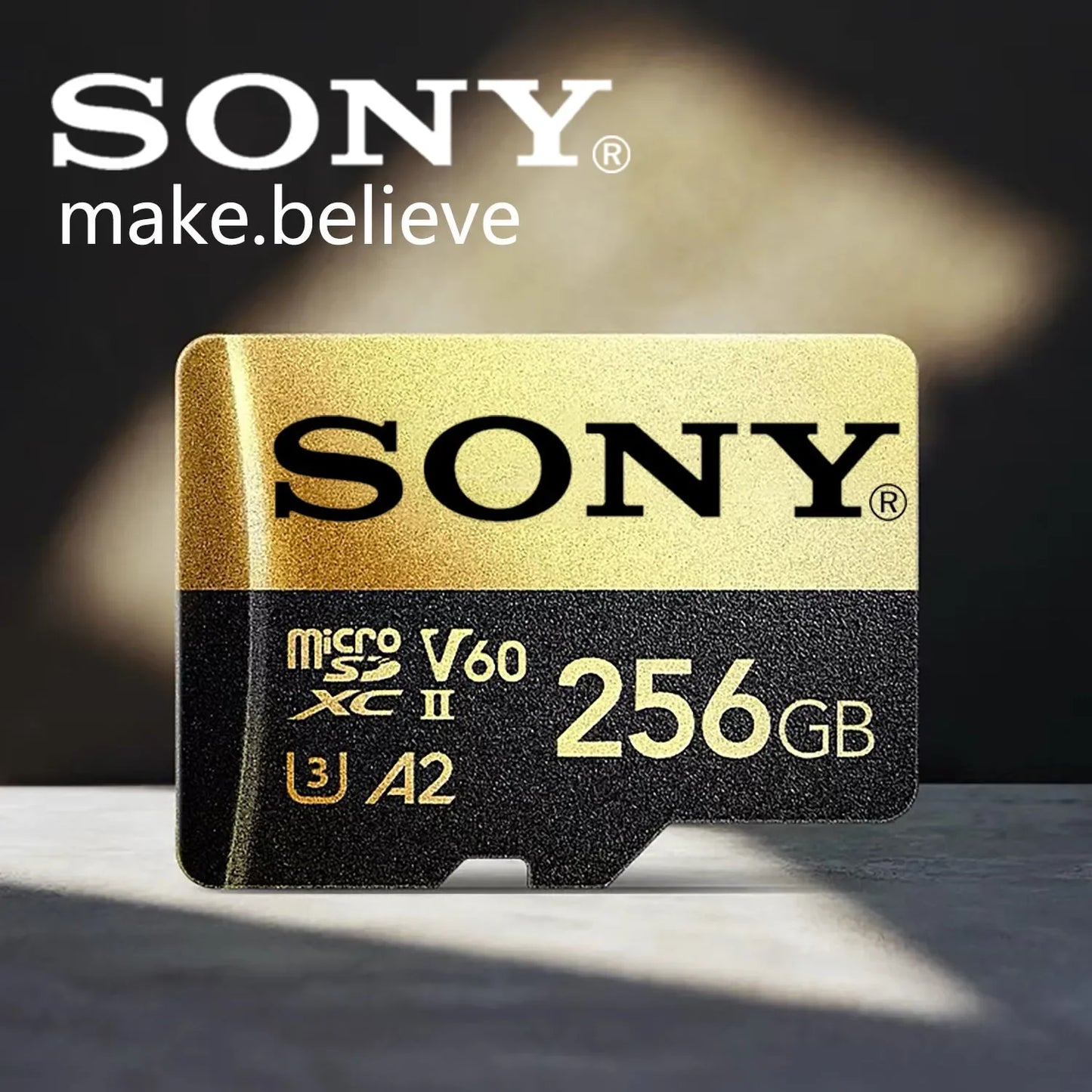 SONY High Speed Micro SD Memory Card 128GB/256GB/32GB/64GB MicroSD U3 A2 TF Flash Card for Xiaomi Phone, Camera, Tablet, PC