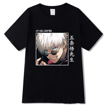 Jujutsu Kaisen Unisex Anime Graphic T-Shirt - Summer Casual Tee for Men and Women