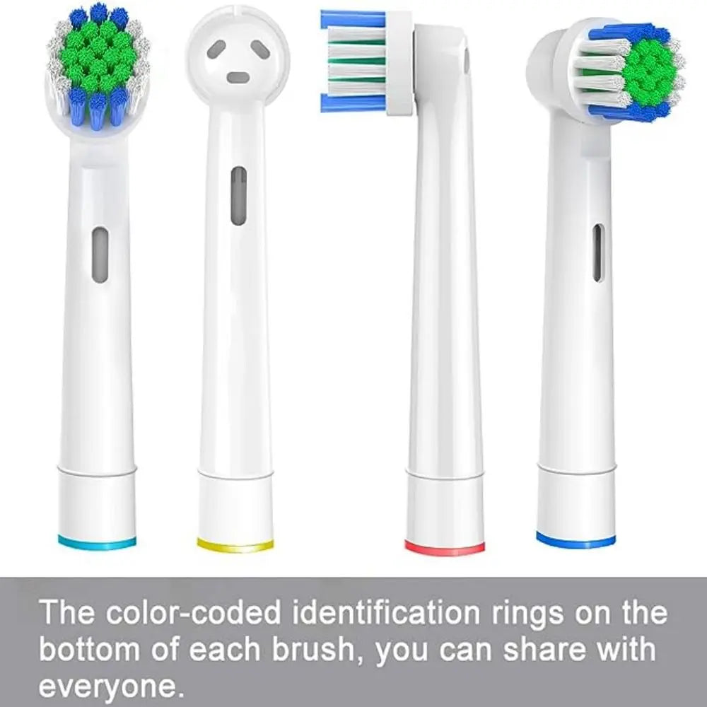 Replacement Toothbrush Heads Compatible with Oral-B Braun Professional Electric Toothbrush, 4/12/16/20-Piece Set