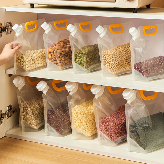 JeezBRUH Grain Storage Bag Portable: Keep Your Grains Fresh and Organized On-The-Go