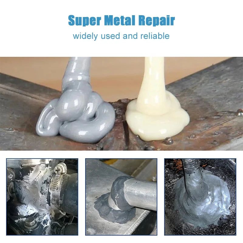 AB Casting Repair Glue - High Temperature Resistant Liquid Metal Welding Filler for Metal Casting Defects