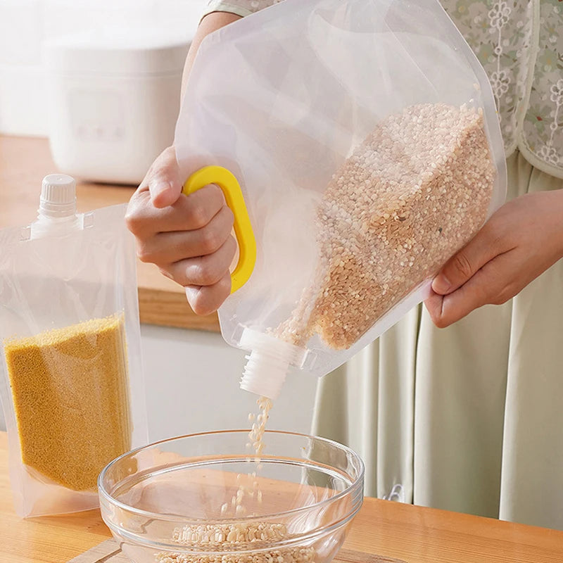 JeezBRUH Grain Storage Bag Portable: Keep Your Grains Fresh and Organized On-The-Go