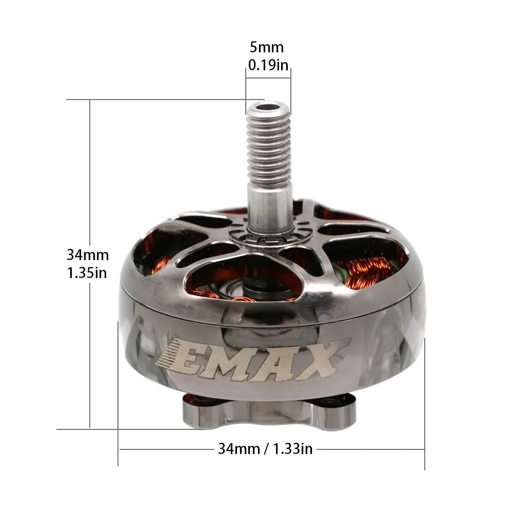 4pcs/lot ECOII Series eco ii 2807 6S 1300KV Brushless Motor For 7'' FPV Racing RC Drone Diy parts