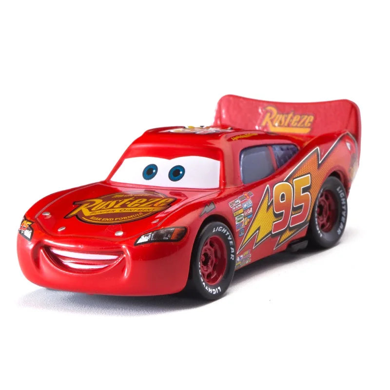 Disney Pixar Cars 3 Toys Lightning McQueen & Mack Uncle Collection 1:55 Diecast Model Car Toy for Children